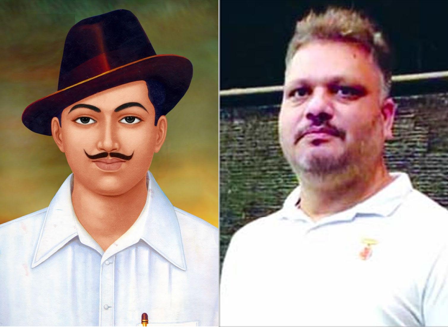 Shahid Bhagat Singh- A Revolutionary Icon in India's struggle for independence known for his bravery.